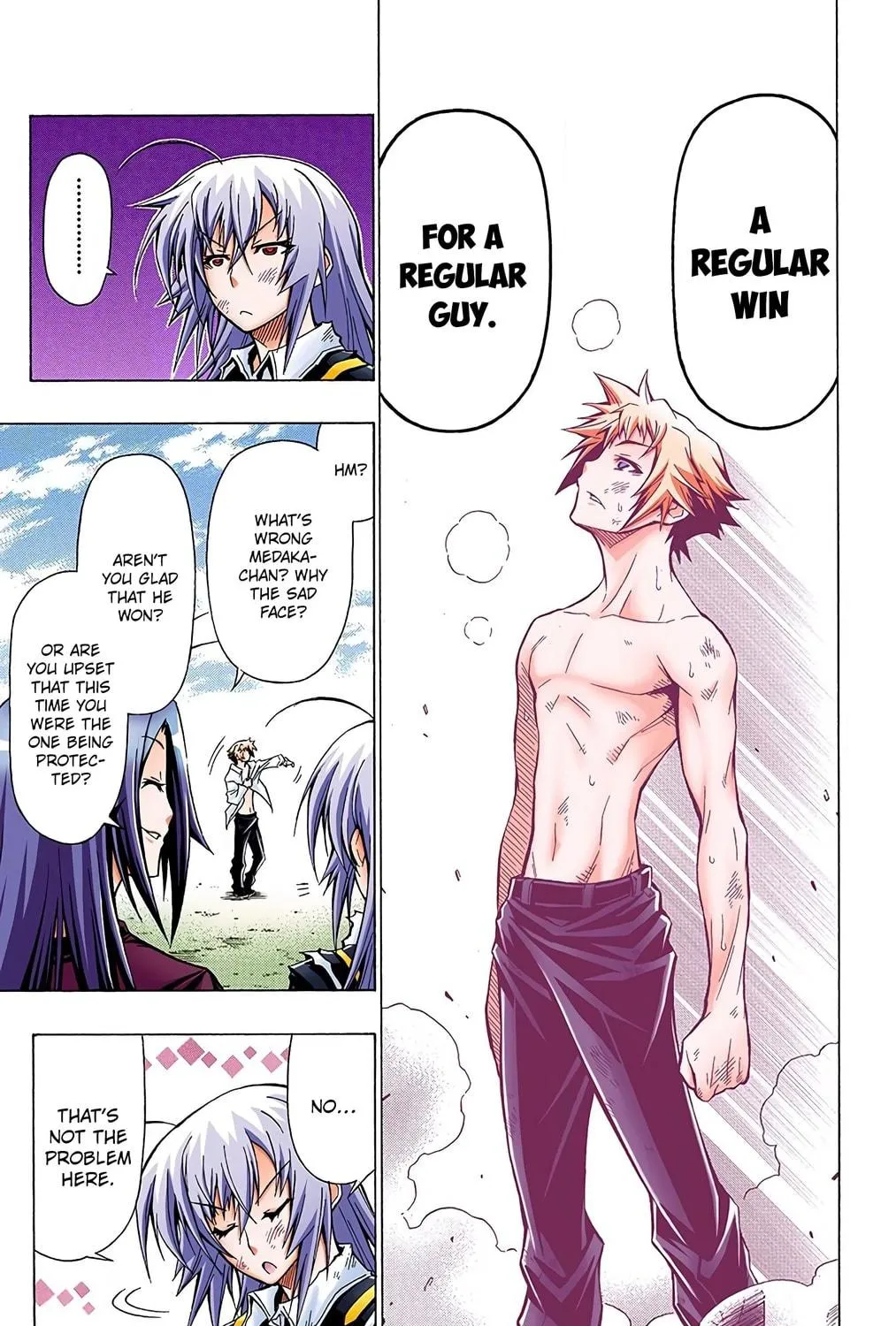 Read Medaka Box (Colored) chapter 35 image 34 on Lezhin