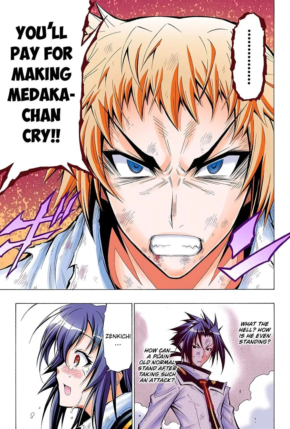 Read Medaka Box (Colored) chapter 36 image 16 on Lezhin