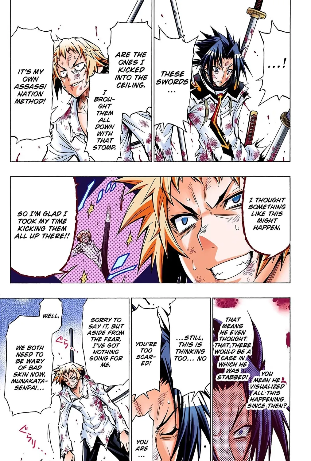 Read Medaka Box (Colored) chapter 36 image 32 on Lezhin