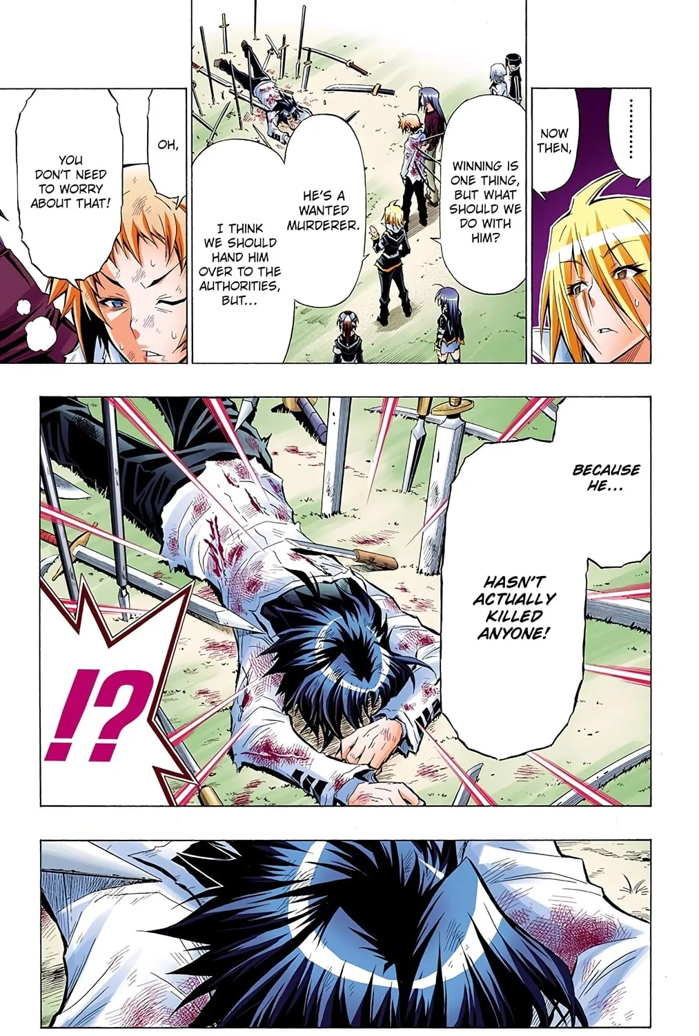 Read Medaka Box (Colored) chapter 36 image 36 on Lezhin