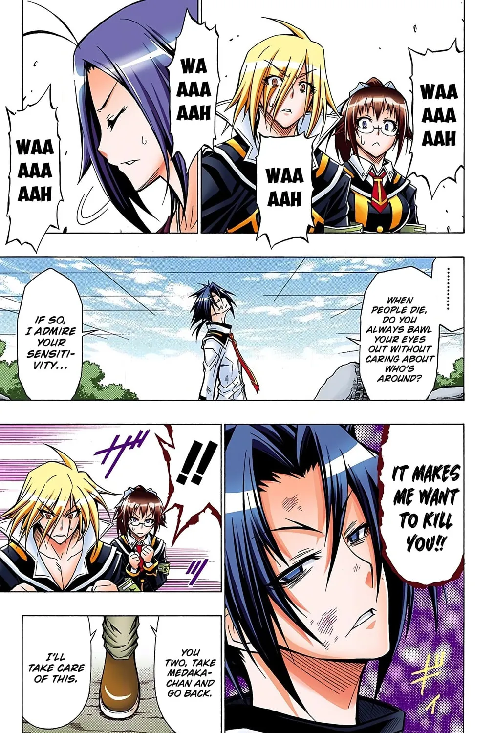 Read Medaka Box (Colored) chapter 36 image 8 on Lezhin