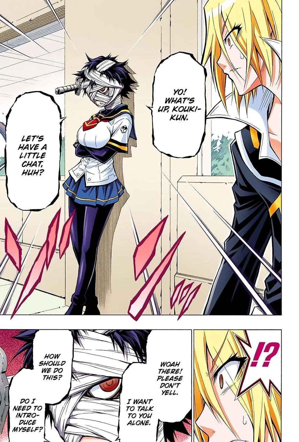Read Medaka Box (Colored) chapter 37 image 28 on Lezhin