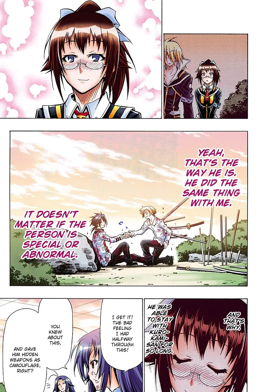 Read Medaka Box (Colored) chapter 37 image 8 on Lezhin