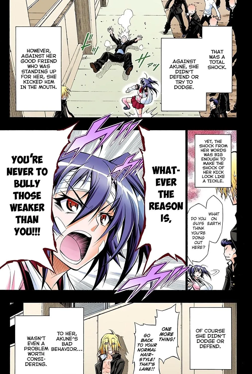 Read Medaka Box (Colored) chapter 38 image 16 on Lezhin