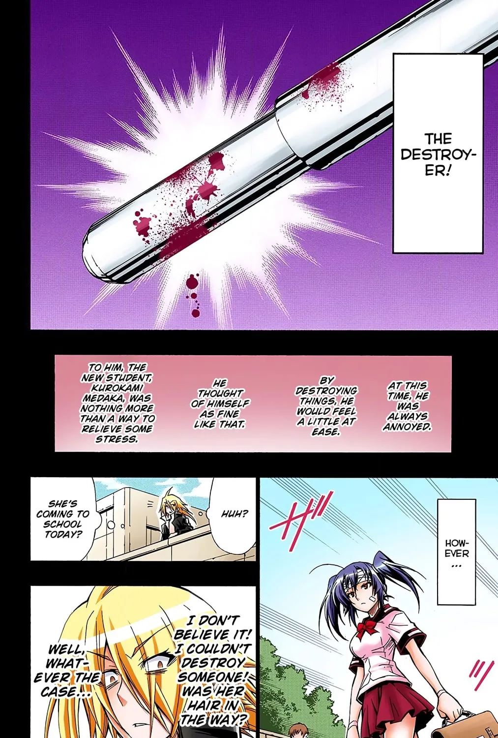 Read Medaka Box (Colored) chapter 38 image 6 on Lezhin