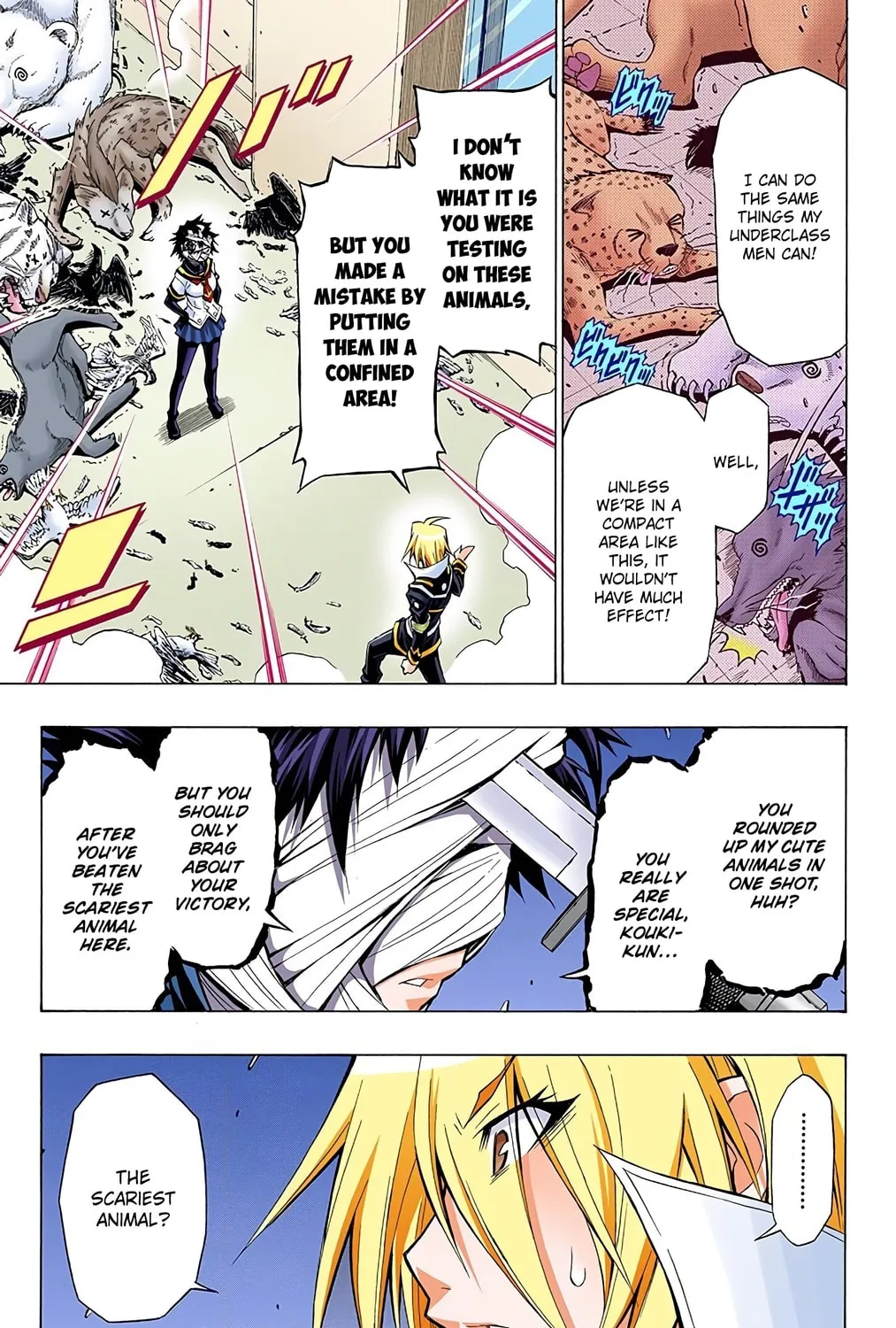 Read Medaka Box (Colored) chapter 39 image 20 on Lezhin
