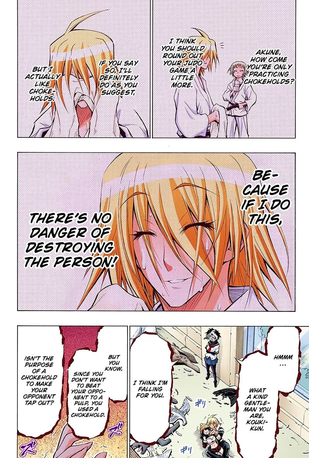 Read Medaka Box (Colored) chapter 39 image 34 on Lezhin