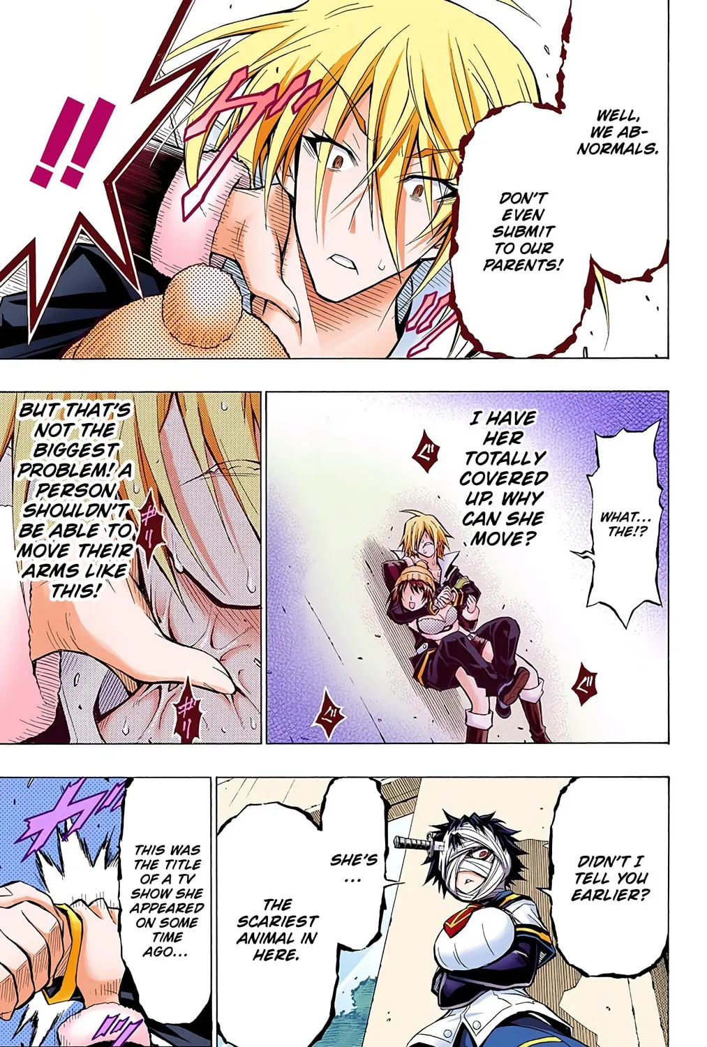 Read Medaka Box (Colored) chapter 39 image 36 on Lezhin