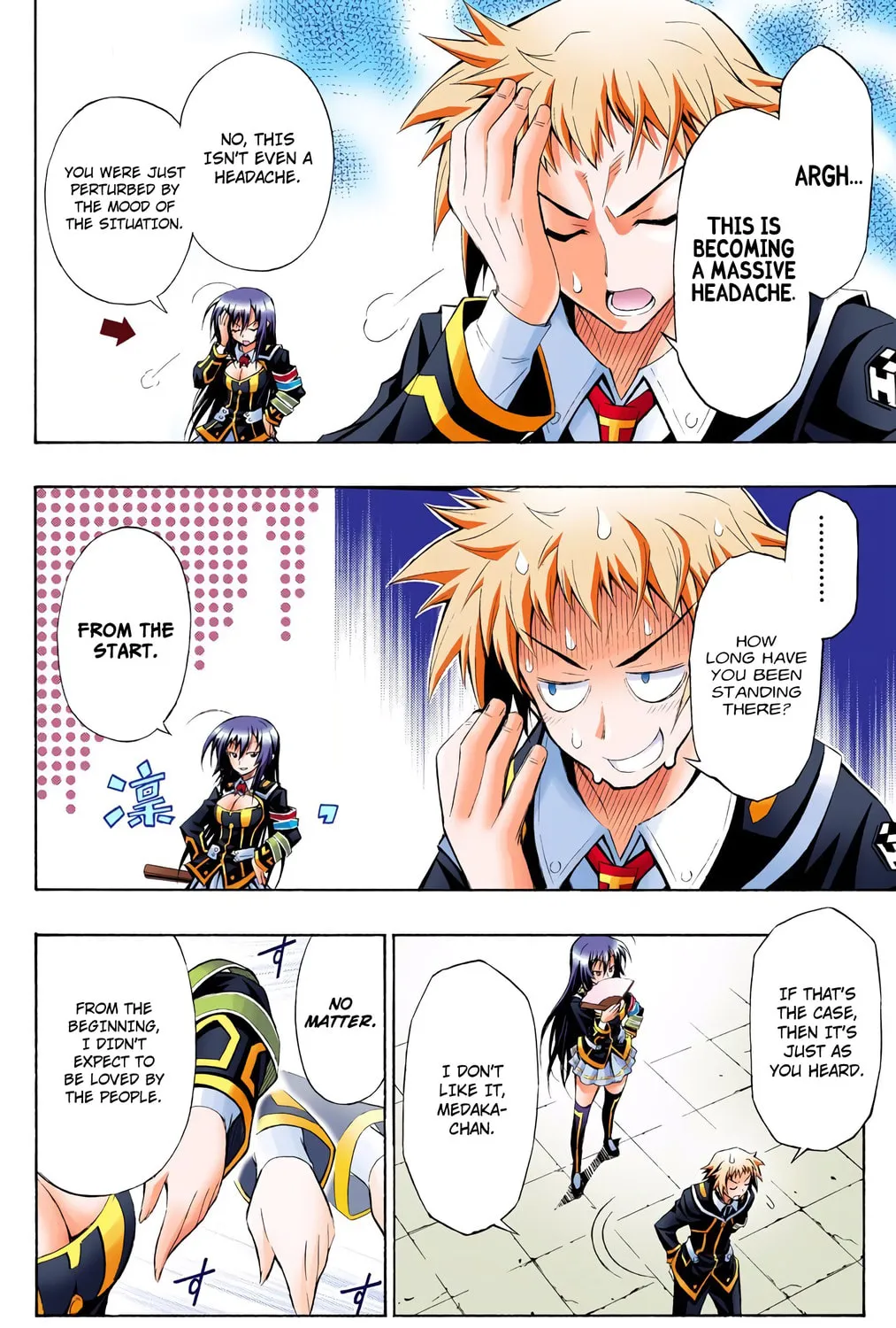 Read Medaka Box (Colored) chapter 4 image 18 on Lezhin