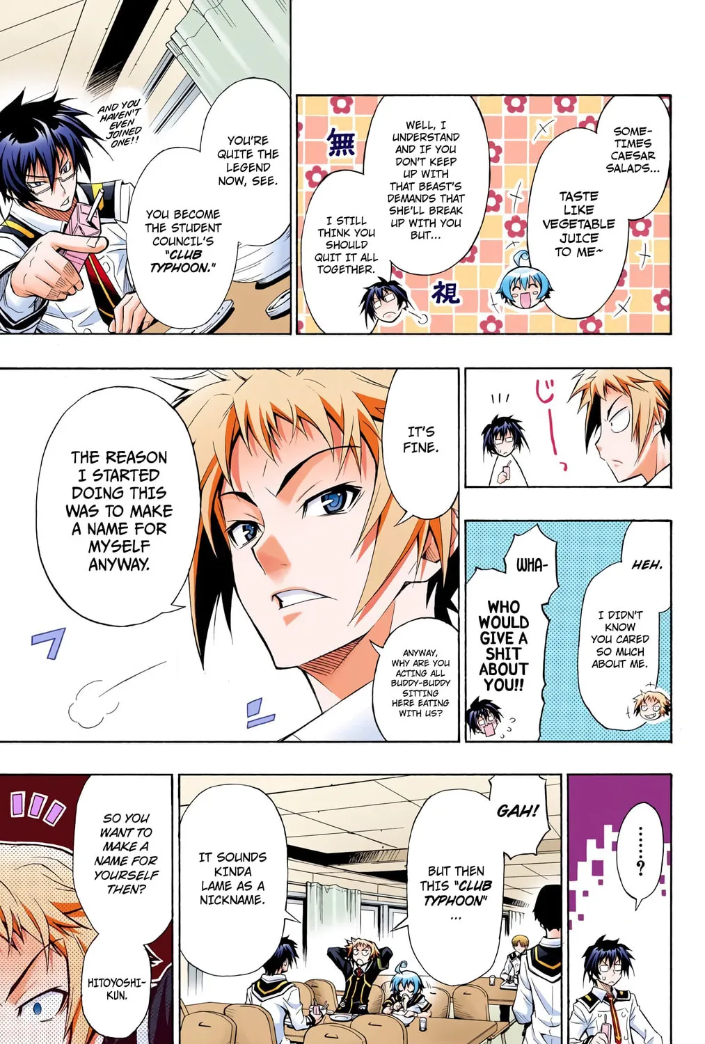 Read Medaka Box (Colored) chapter 4 image 8 on Lezhin