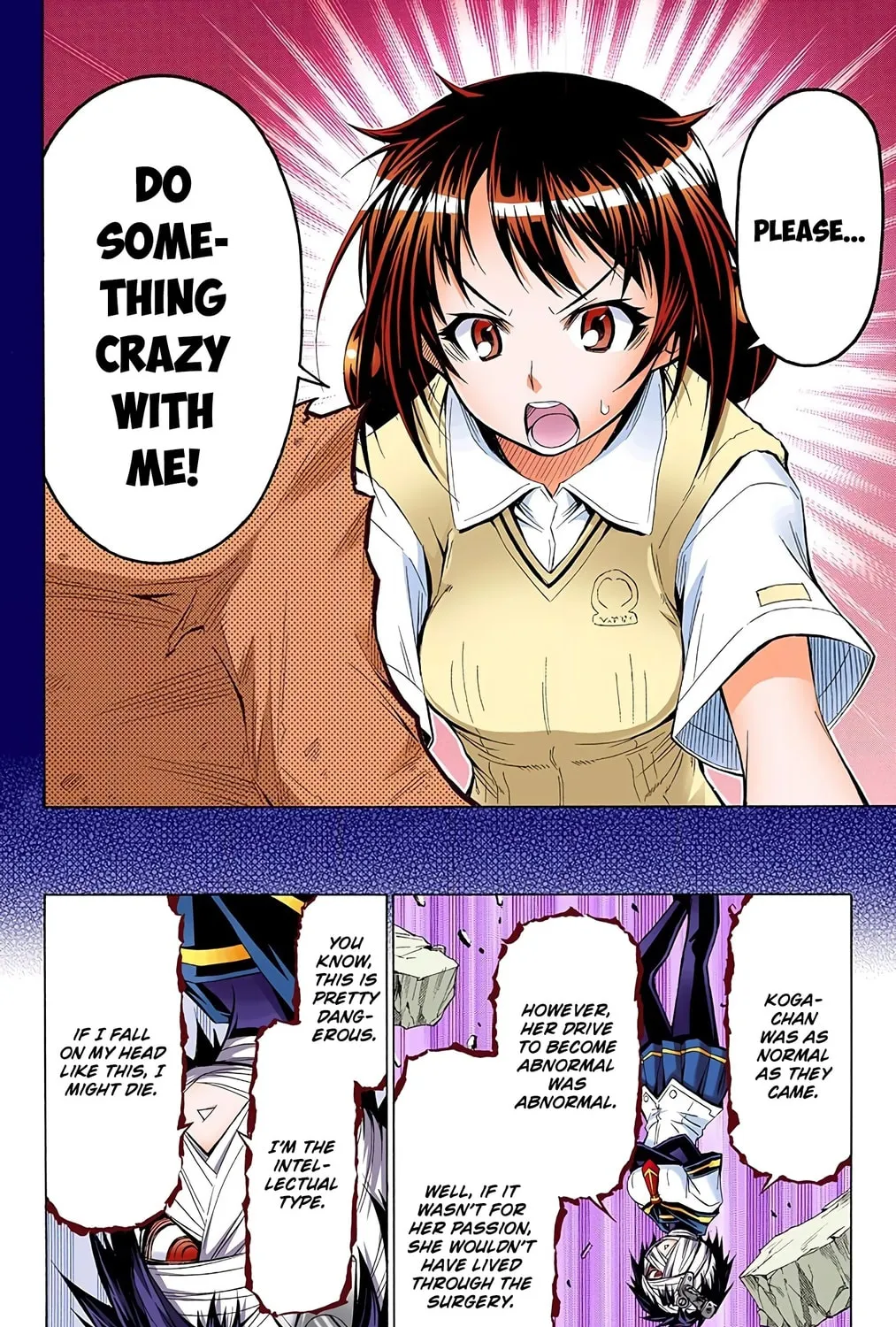 Read Medaka Box (Colored) chapter 40 image 12 on Lezhin