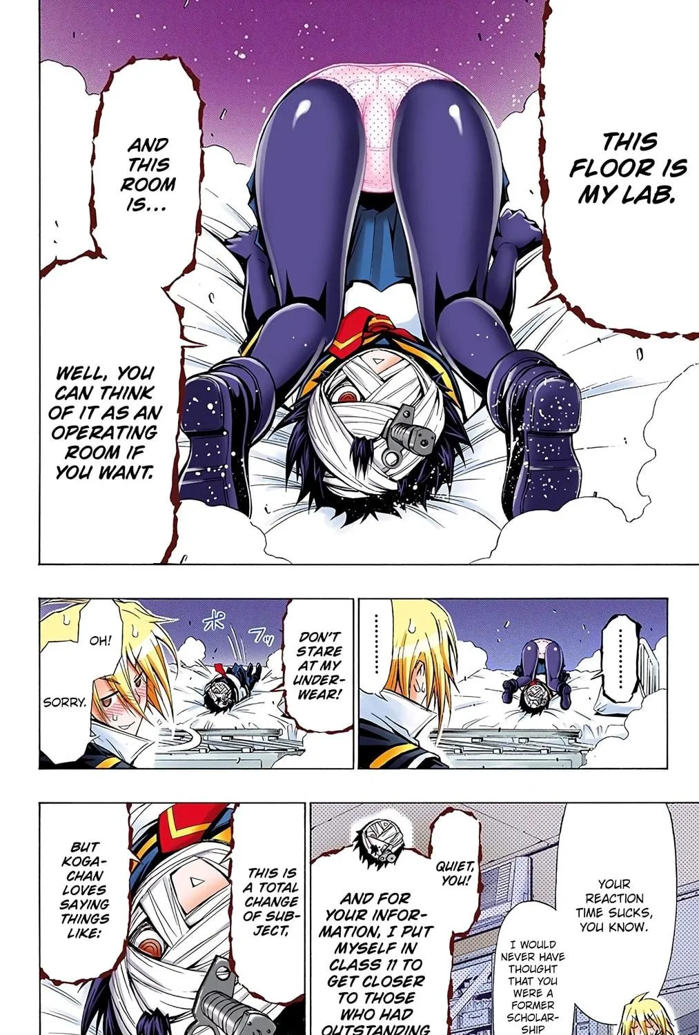 Read Medaka Box (Colored) chapter 40 image 16 on Lezhin