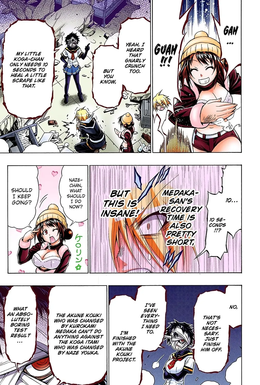 Read Medaka Box (Colored) chapter 40 image 26 on Lezhin