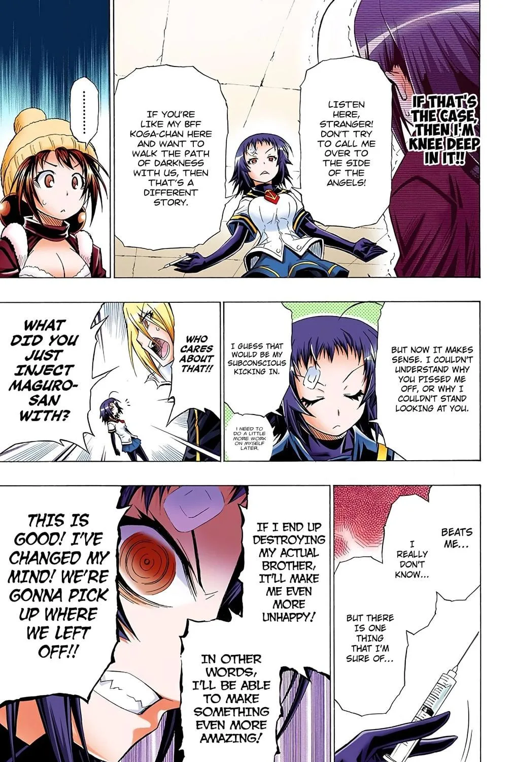 Read Medaka Box (Colored) chapter 42 image 40 on Lezhin
