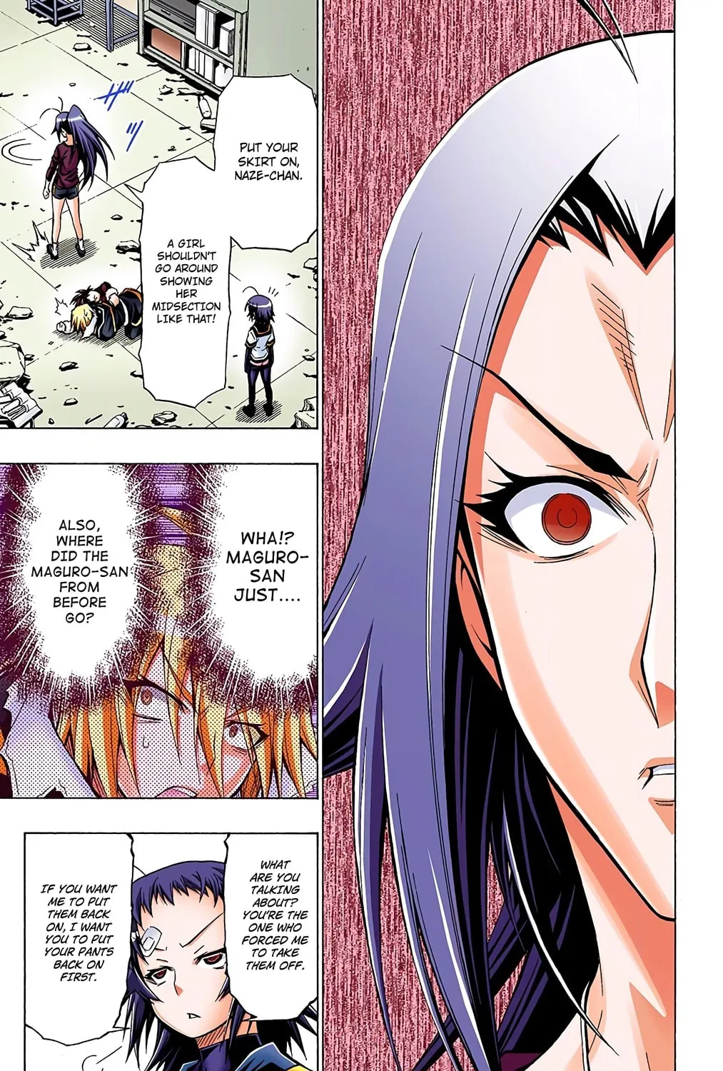 Read Medaka Box (Colored) chapter 42 image 8 on Lezhin