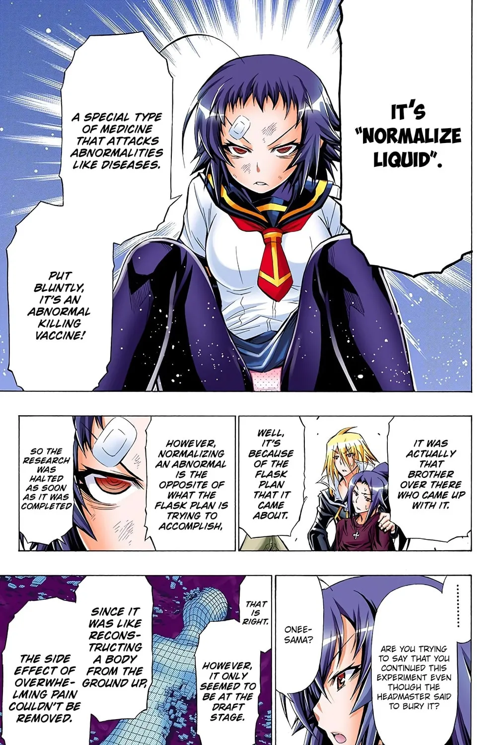 Read Medaka Box (Colored) chapter 43 image 8 on Lezhin