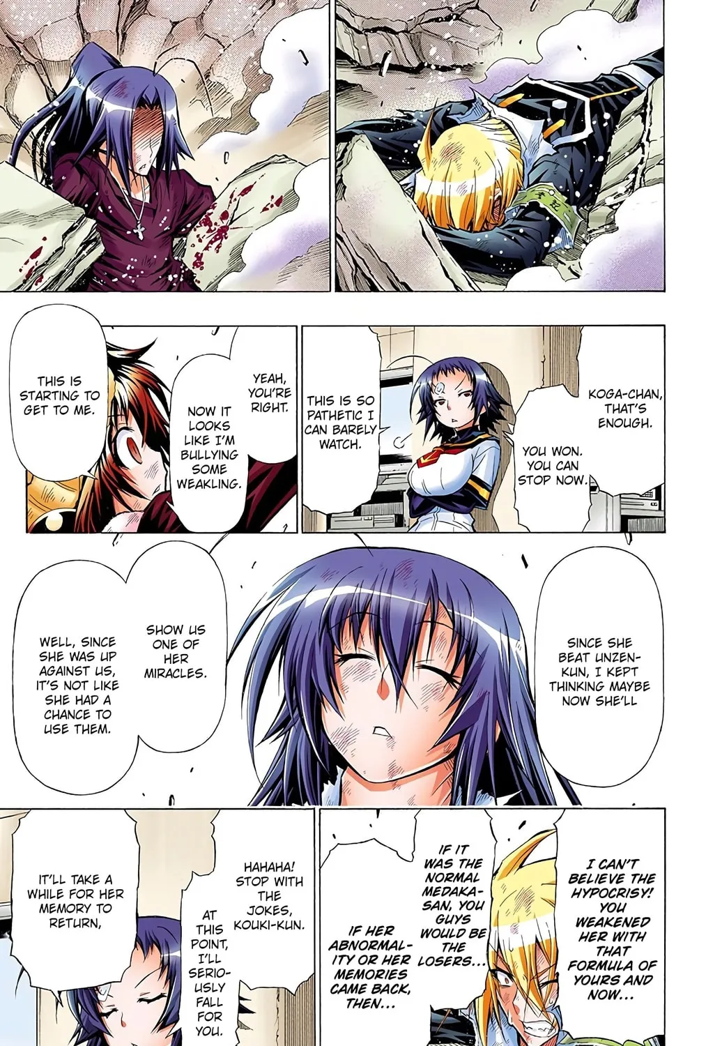 Read Medaka Box (Colored) chapter 44 image 12 on Lezhin