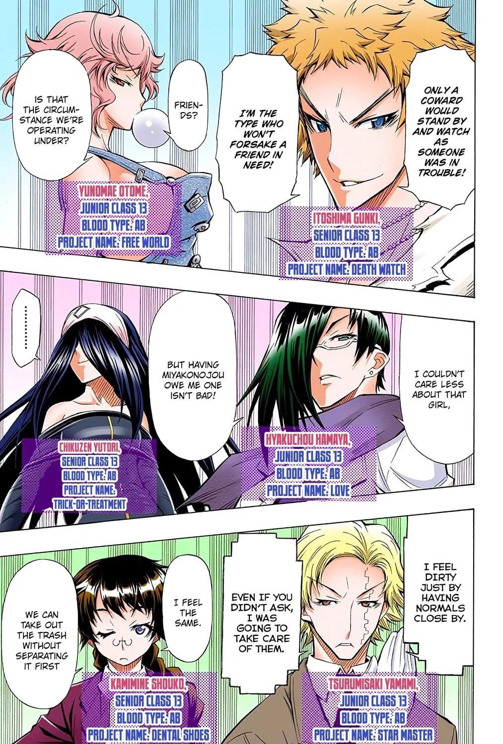Read Medaka Box (Colored) chapter 44 image 28 on Lezhin