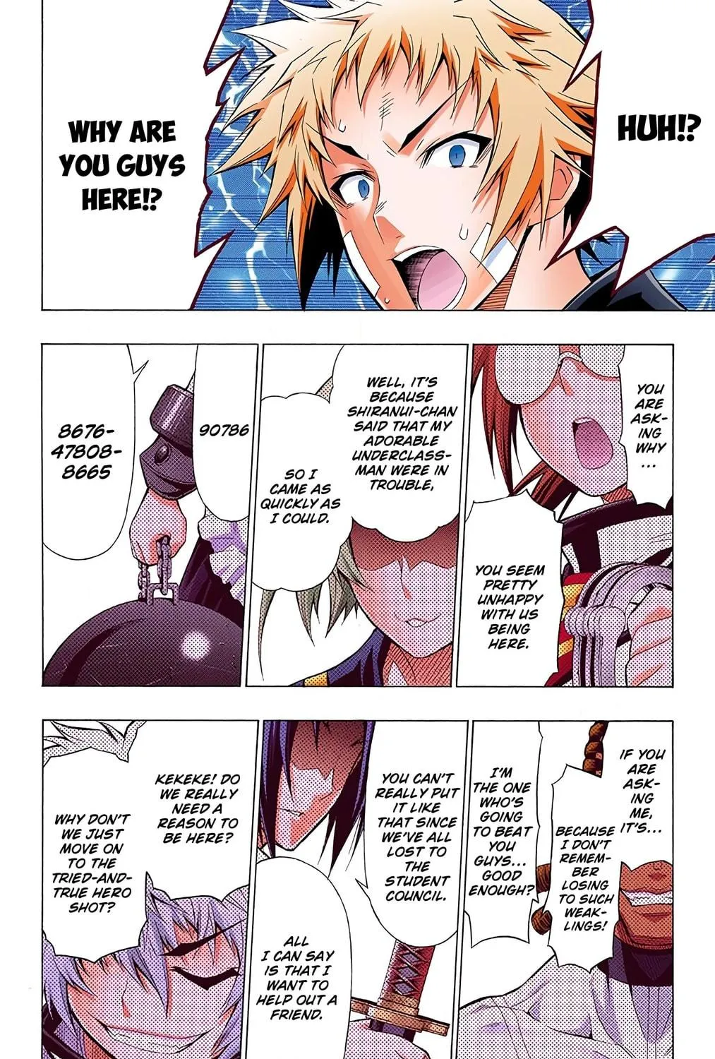 Read Medaka Box (Colored) chapter 44 image 34 on Lezhin