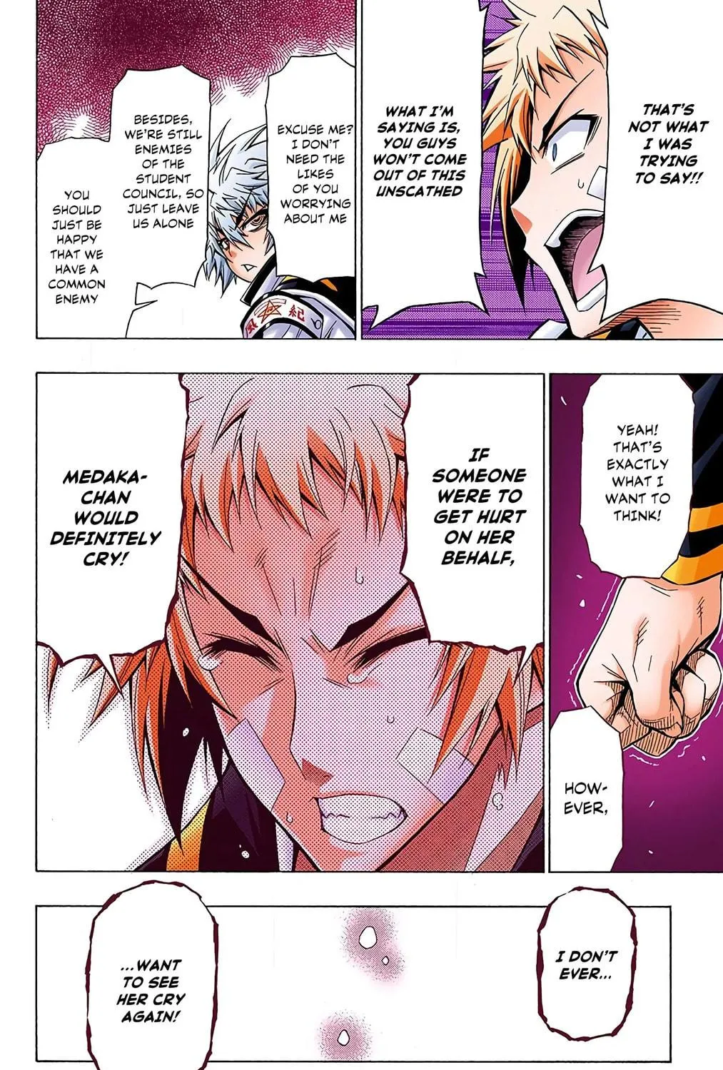 Read Medaka Box (Colored) chapter 45 image 10 on Lezhin