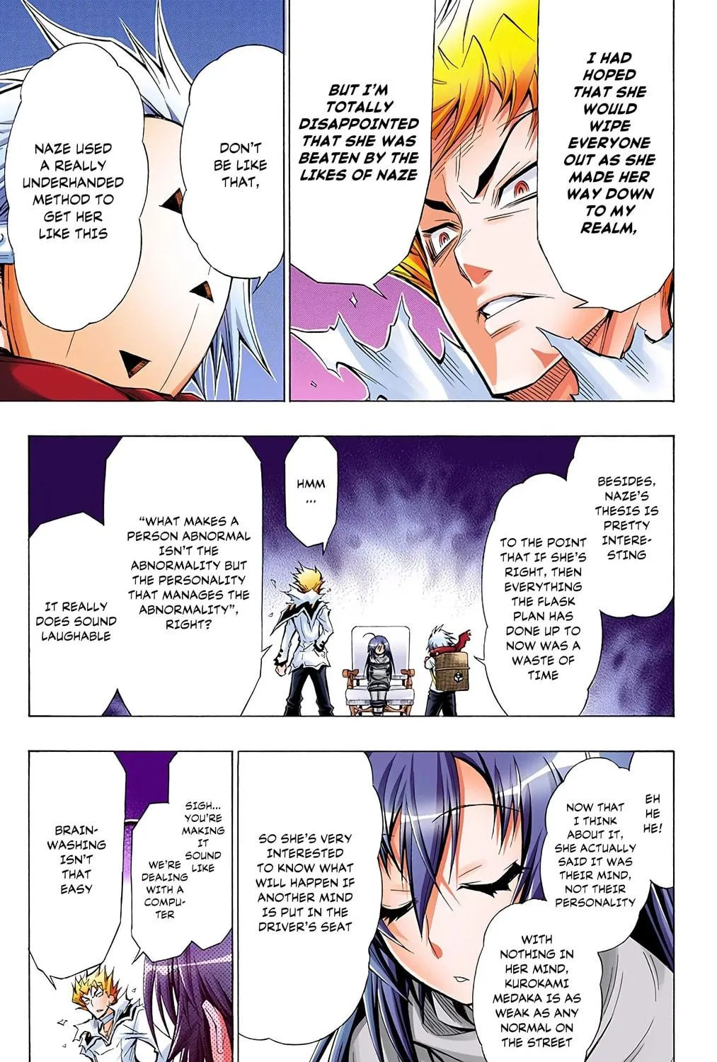 Read Medaka Box (Colored) chapter 45 image 16 on Lezhin