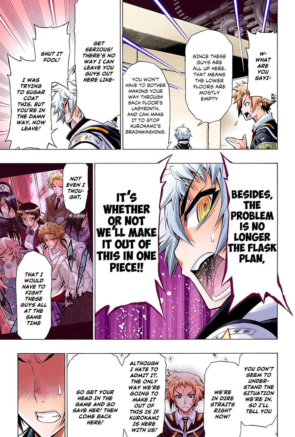 Read Medaka Box (Colored) chapter 45 image 32 on Lezhin