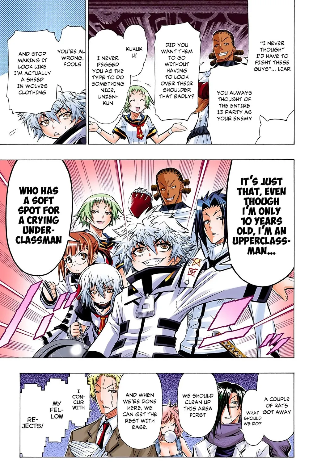 Read Medaka Box (Colored) chapter 45 image 36 on Lezhin