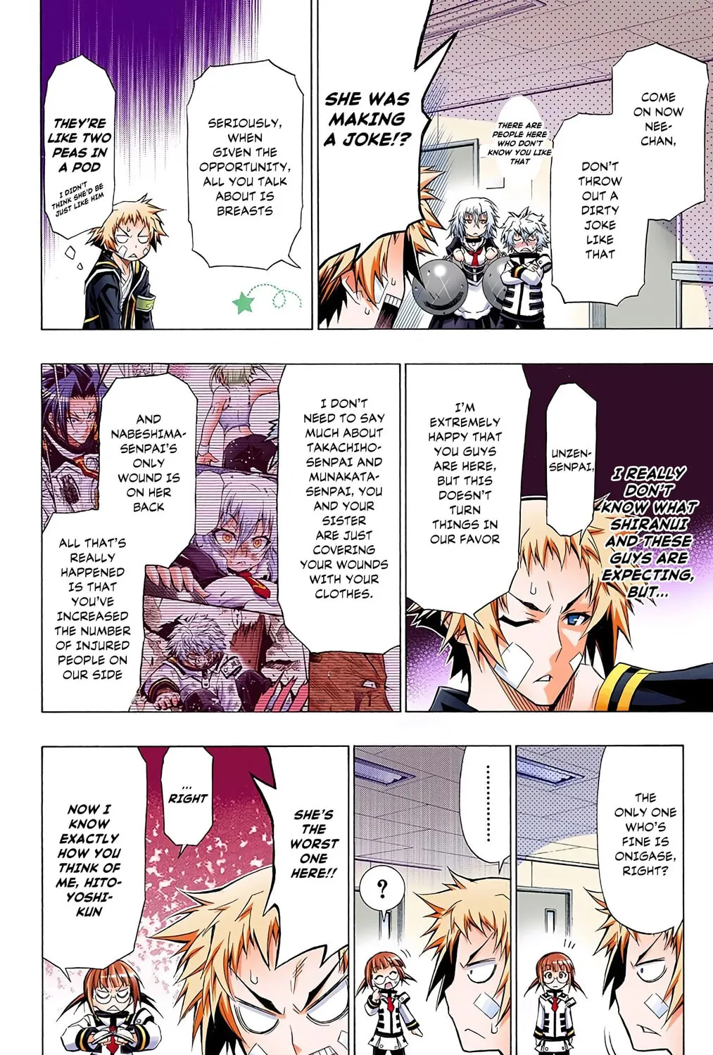 Read Medaka Box (Colored) chapter 45 image 6 on Lezhin