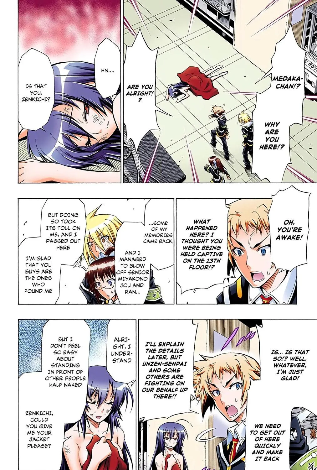 Read Medaka Box (Colored) chapter 46 image 22 on Lezhin