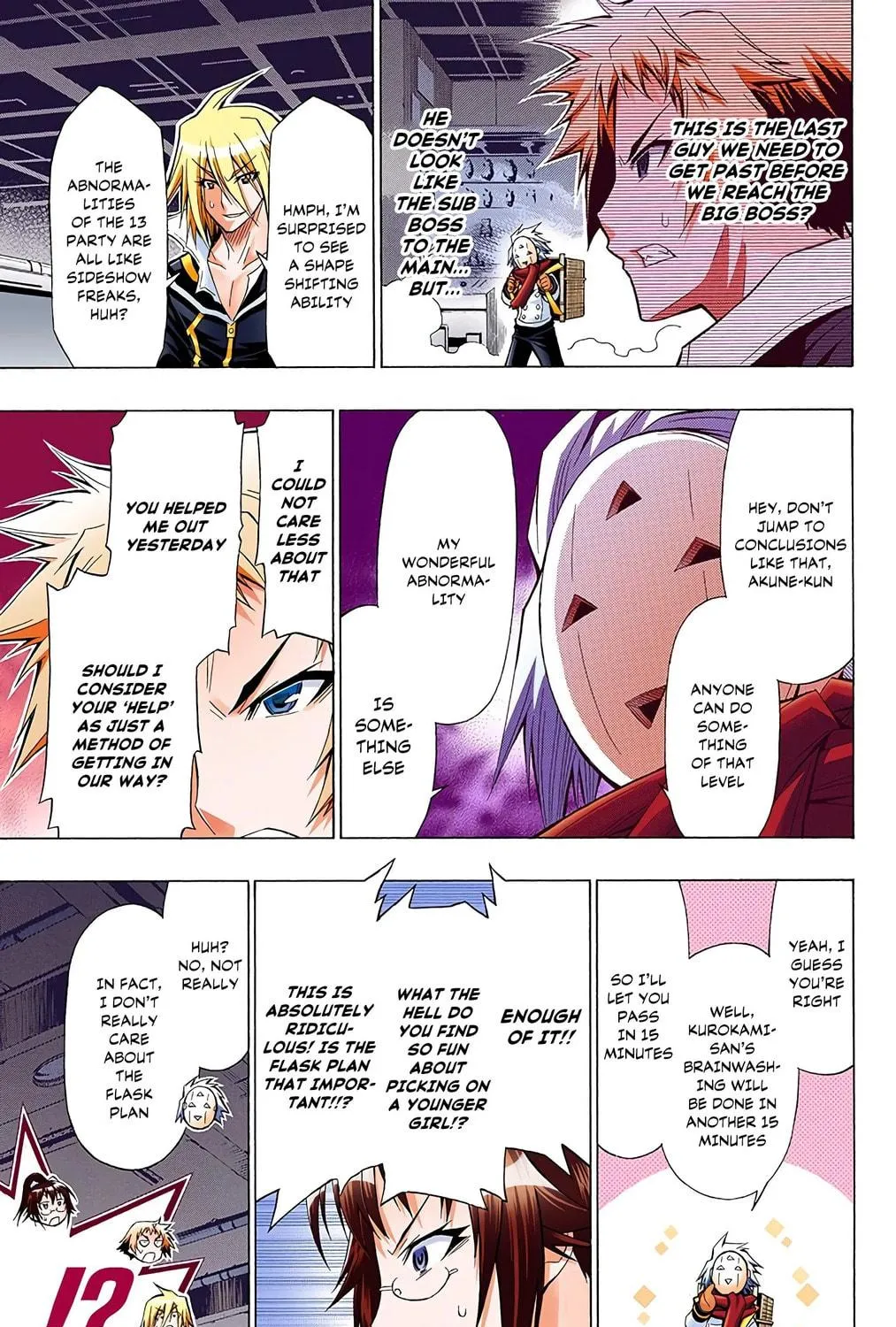 Read Medaka Box (Colored) chapter 46 image 28 on Lezhin