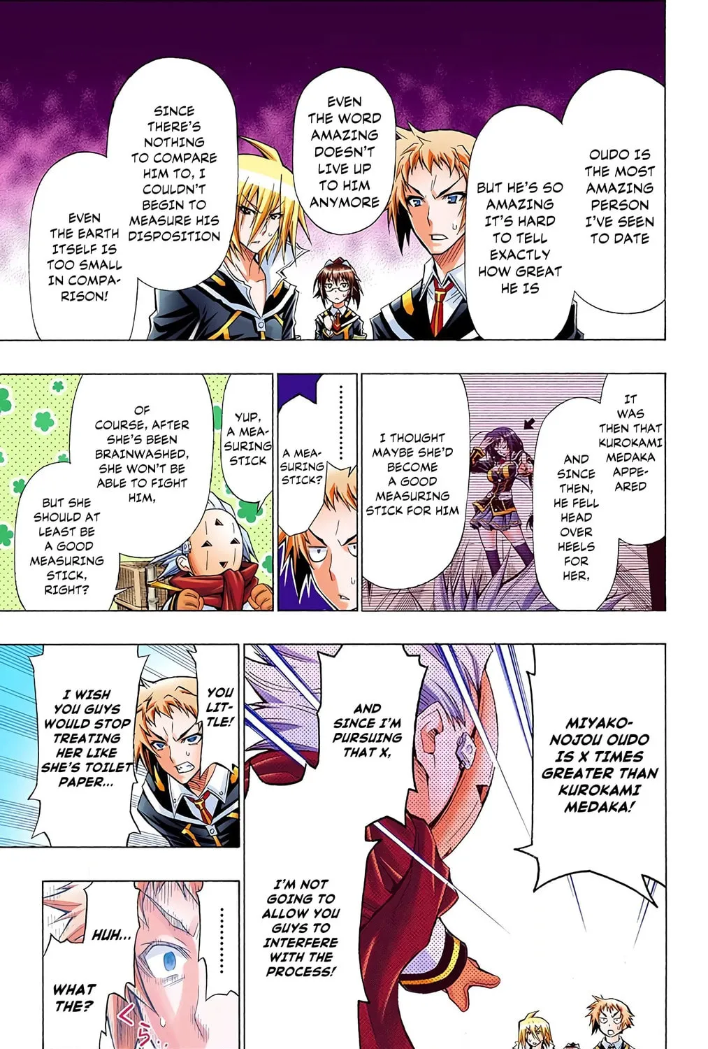 Read Medaka Box (Colored) chapter 46 image 32 on Lezhin