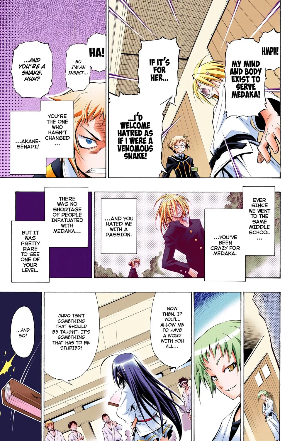 Read Medaka Box (Colored) chapter 5 image 24 on Lezhin