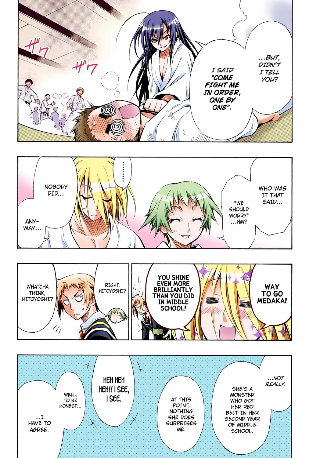 Read Medaka Box (Colored) chapter 5 image 32 on Lezhin