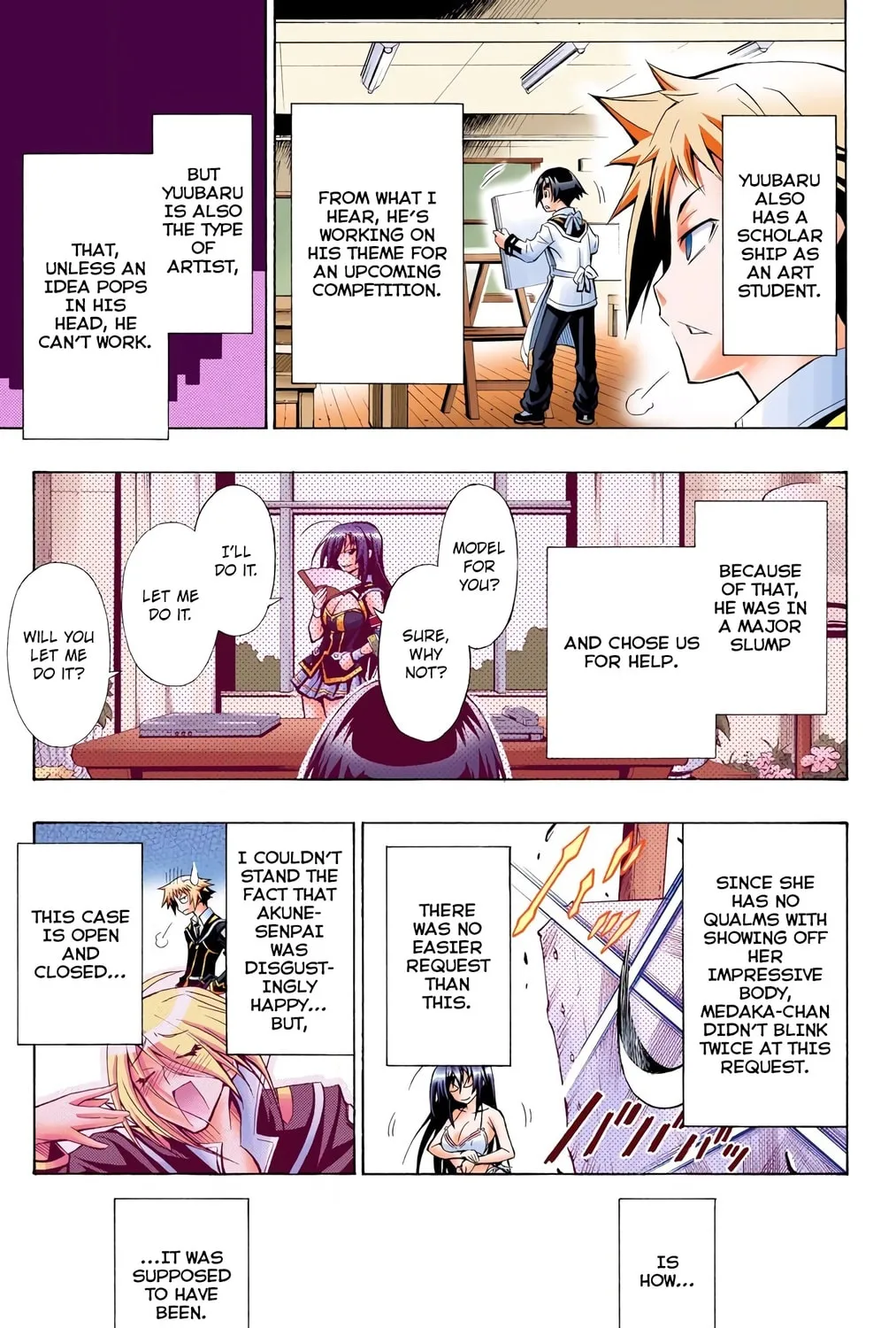 Read Medaka Box (Colored) chapter 8 image 6 on Lezhin