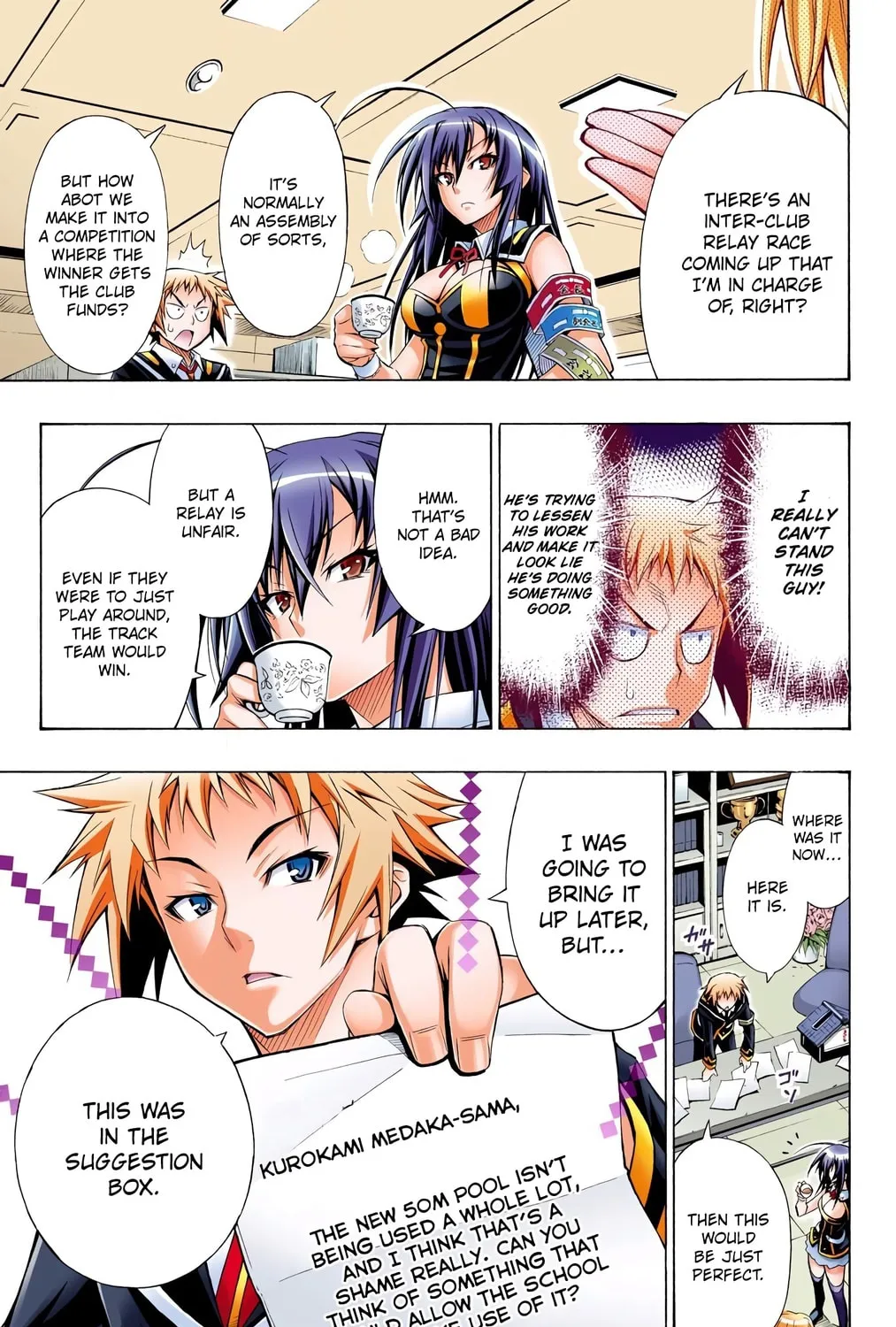 Read Medaka Box (Colored) chapter 9 image 8 on Lezhin