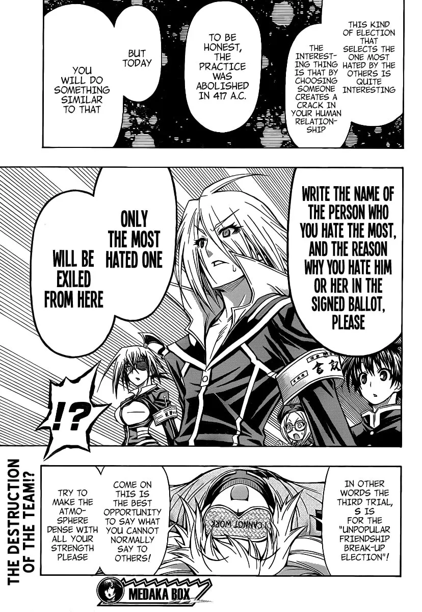 Read Medaka Box chapter 101 image 18 on Lezhin