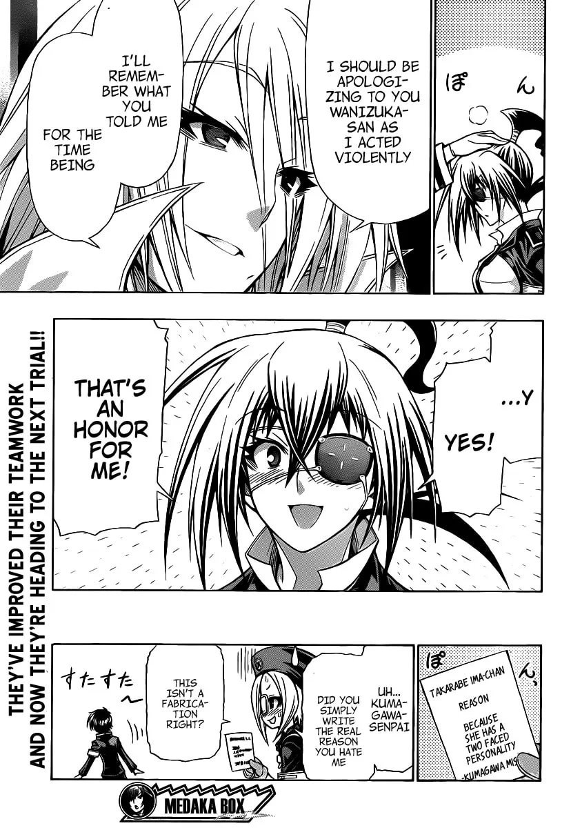 Read Medaka Box chapter 102 image 18 on Lezhin
