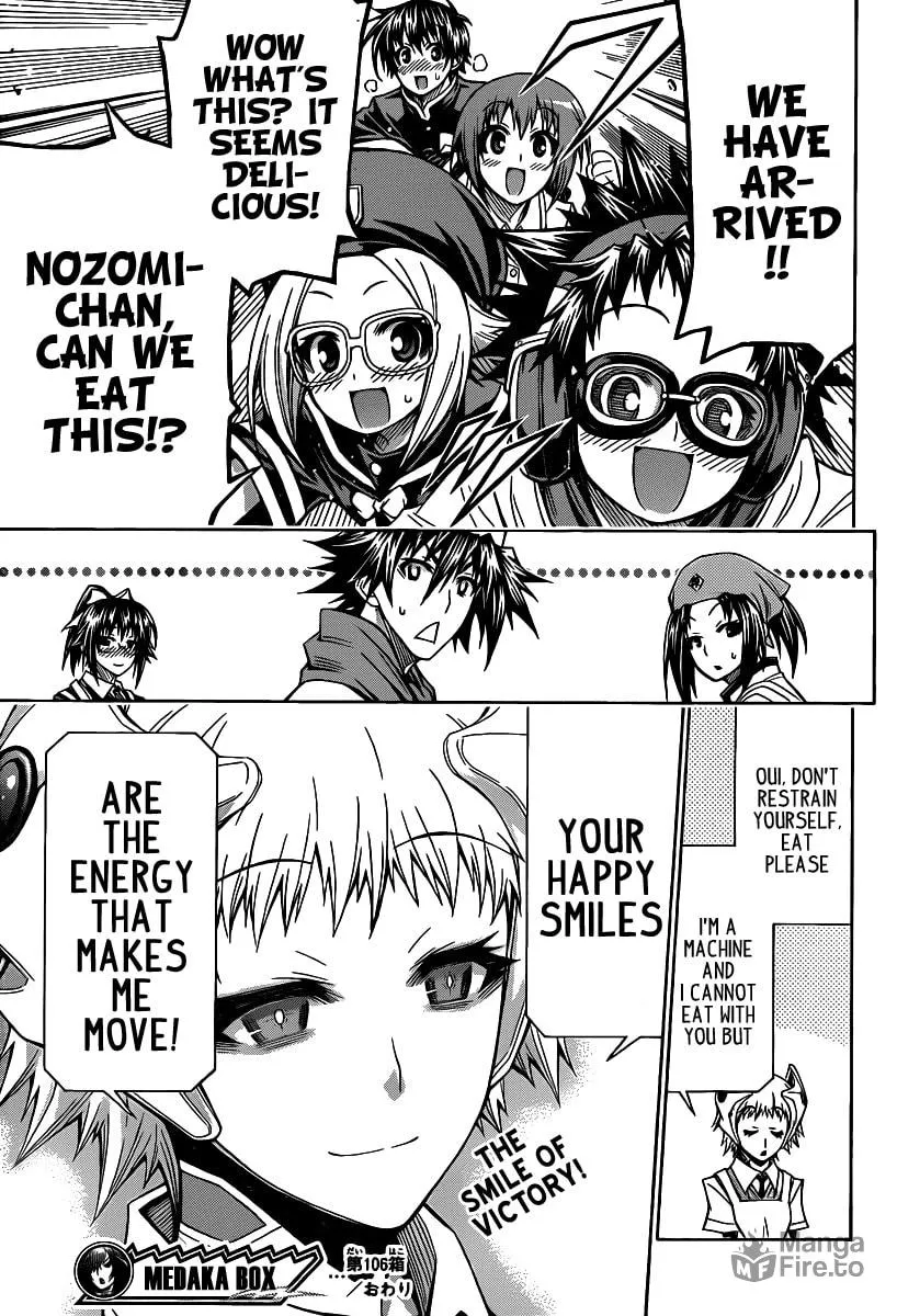 Read Medaka Box chapter 106 image 17 on Lezhin