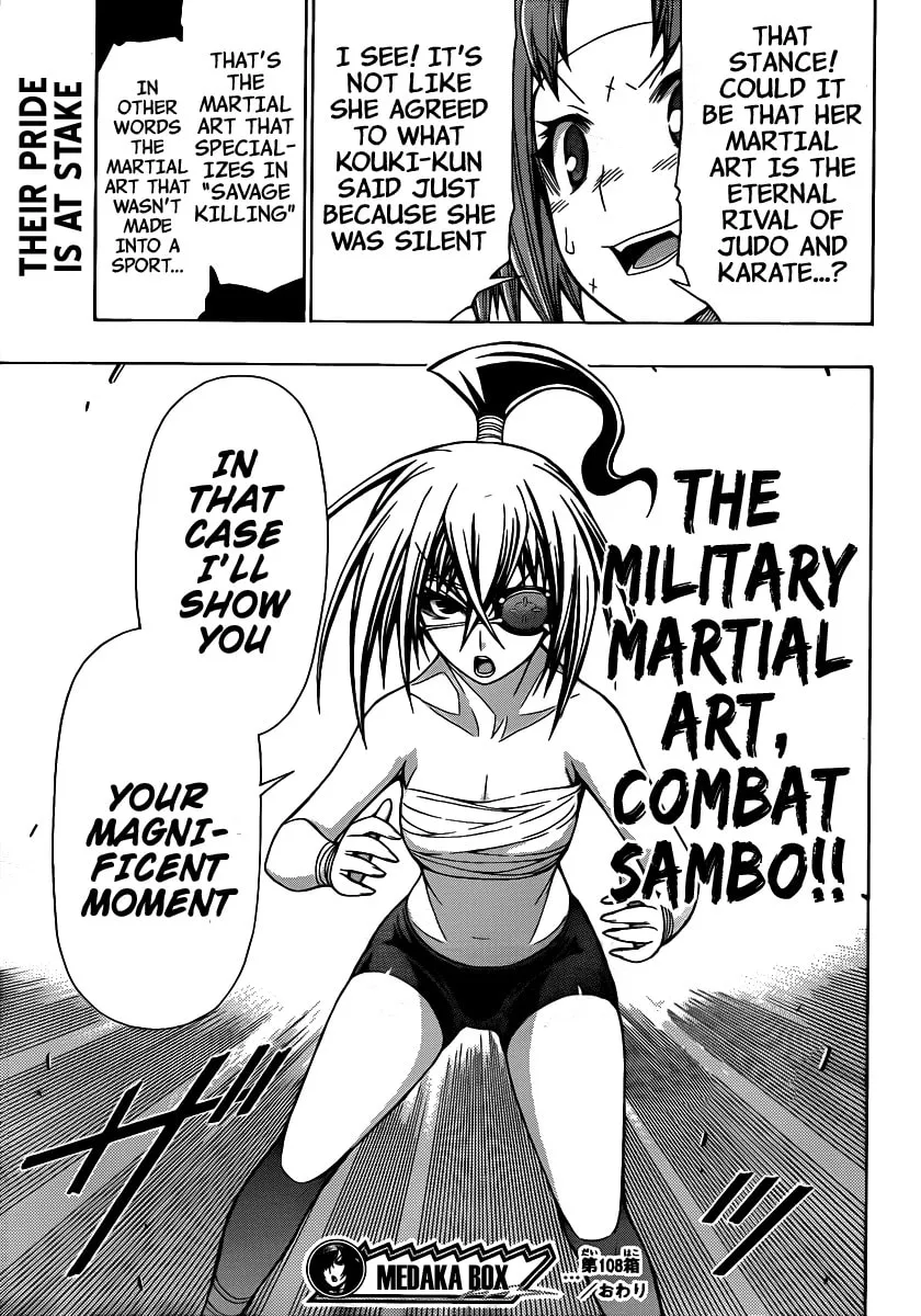 Read Medaka Box chapter 108 image 18 on Lezhin