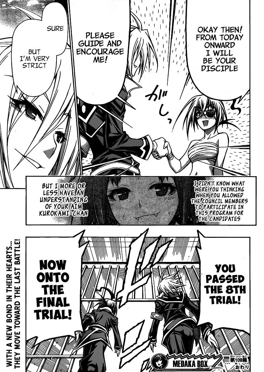 Read Medaka Box chapter 109.1 image 19 on Lezhin