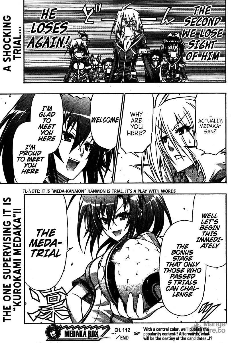 Read Medaka Box chapter 112 image 17 on Lezhin