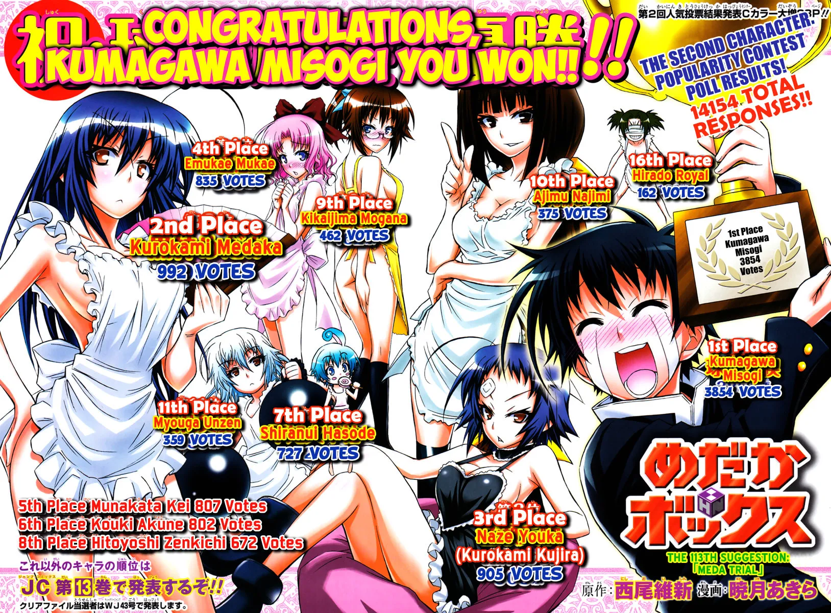 Read Medaka Box chapter 113 image 1 on Lezhin