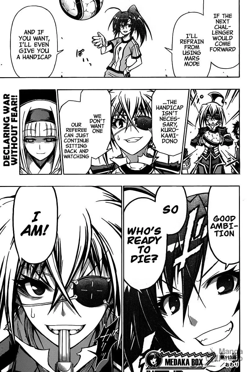 Read Medaka Box chapter 113 image 20 on Lezhin