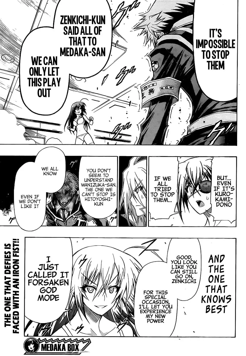 Read Medaka Box chapter 117 image 18 on Lezhin