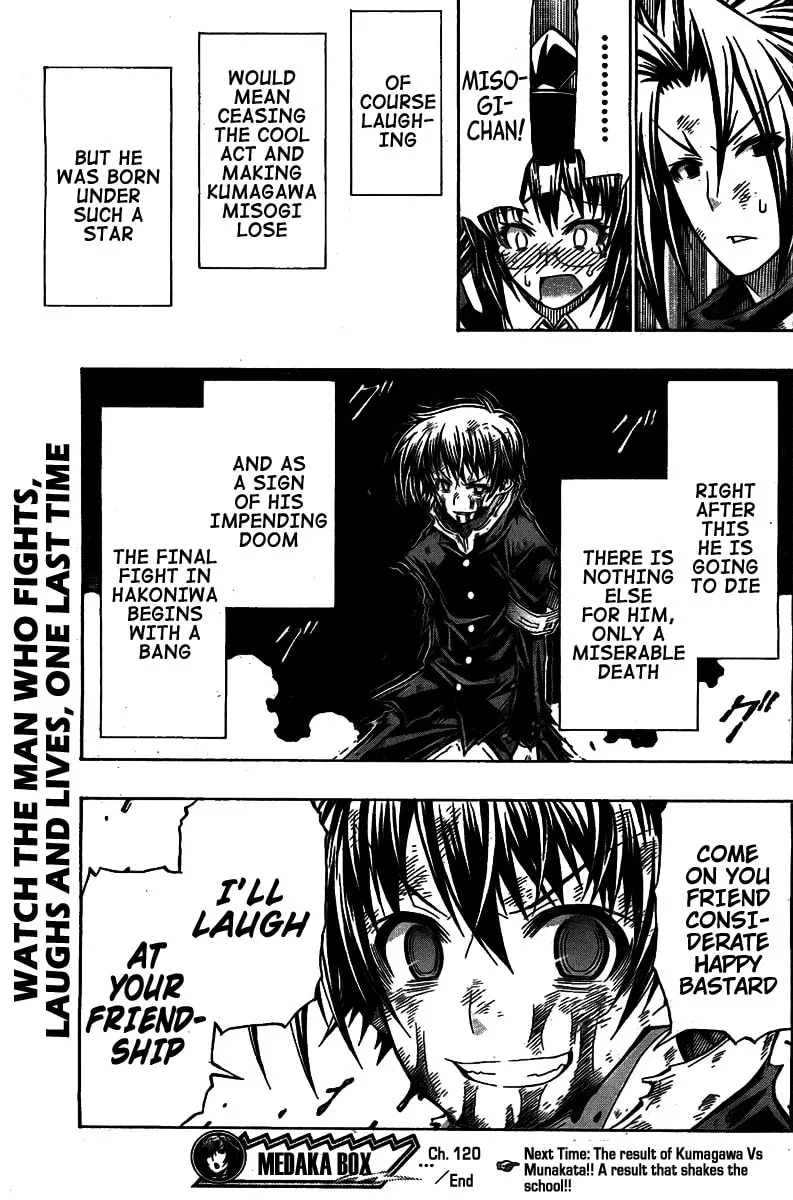 Read Medaka Box chapter 120 image 18 on Lezhin