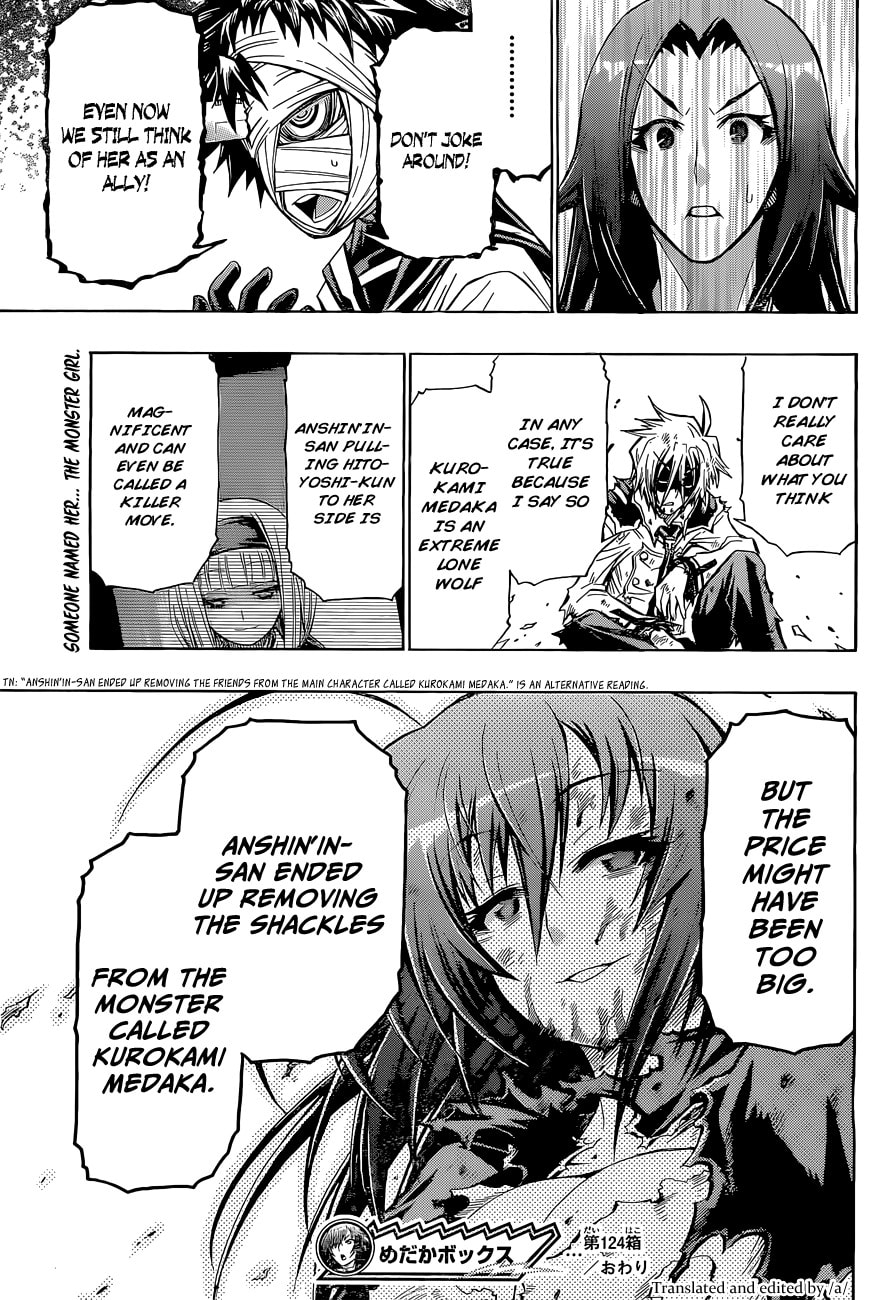 Read Medaka Box chapter 124.2 image 18 on Lezhin