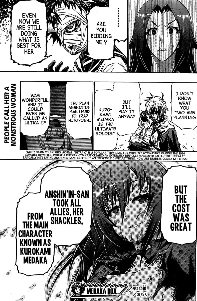Read Medaka Box chapter 124 image 18 on Lezhin