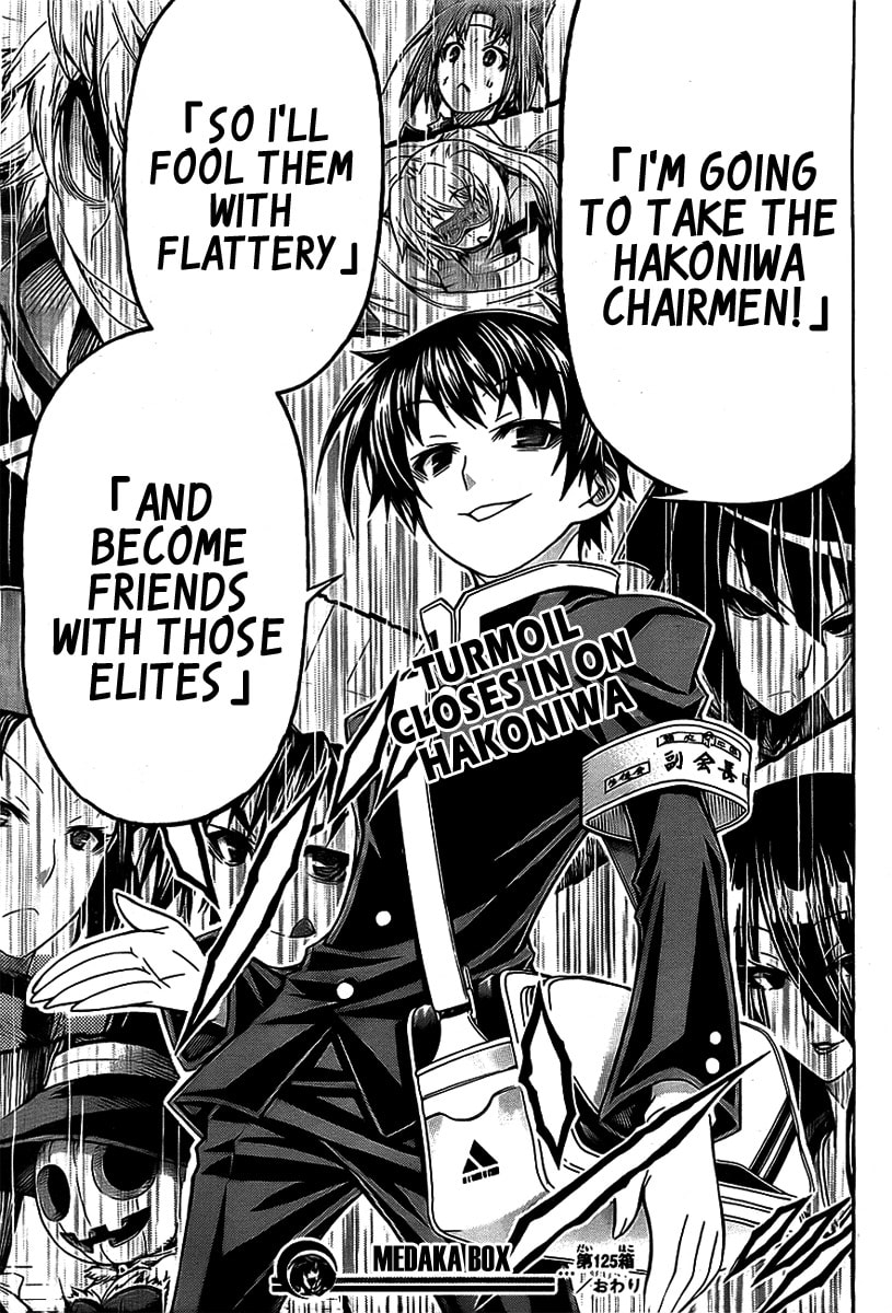 Read Medaka Box chapter 125.1 image 18 on Lezhin