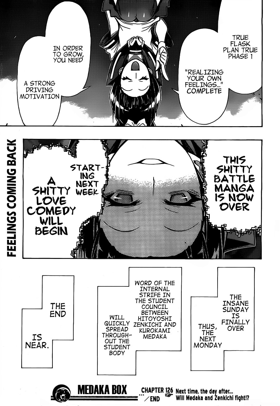 Read Medaka Box chapter 126.1 image 19 on Lezhin