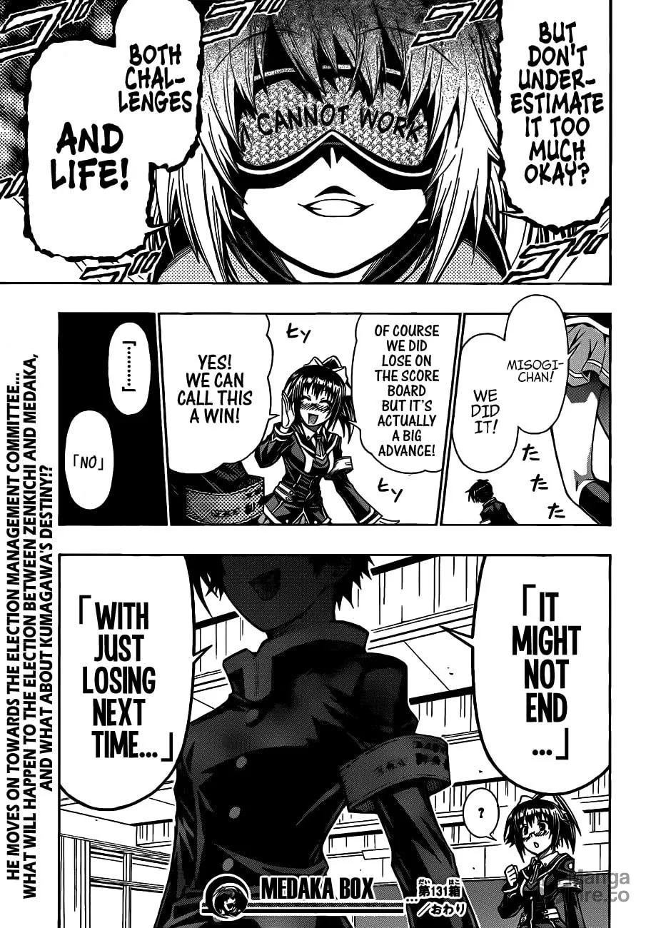 Read Medaka Box chapter 131 image 21 on Lezhin